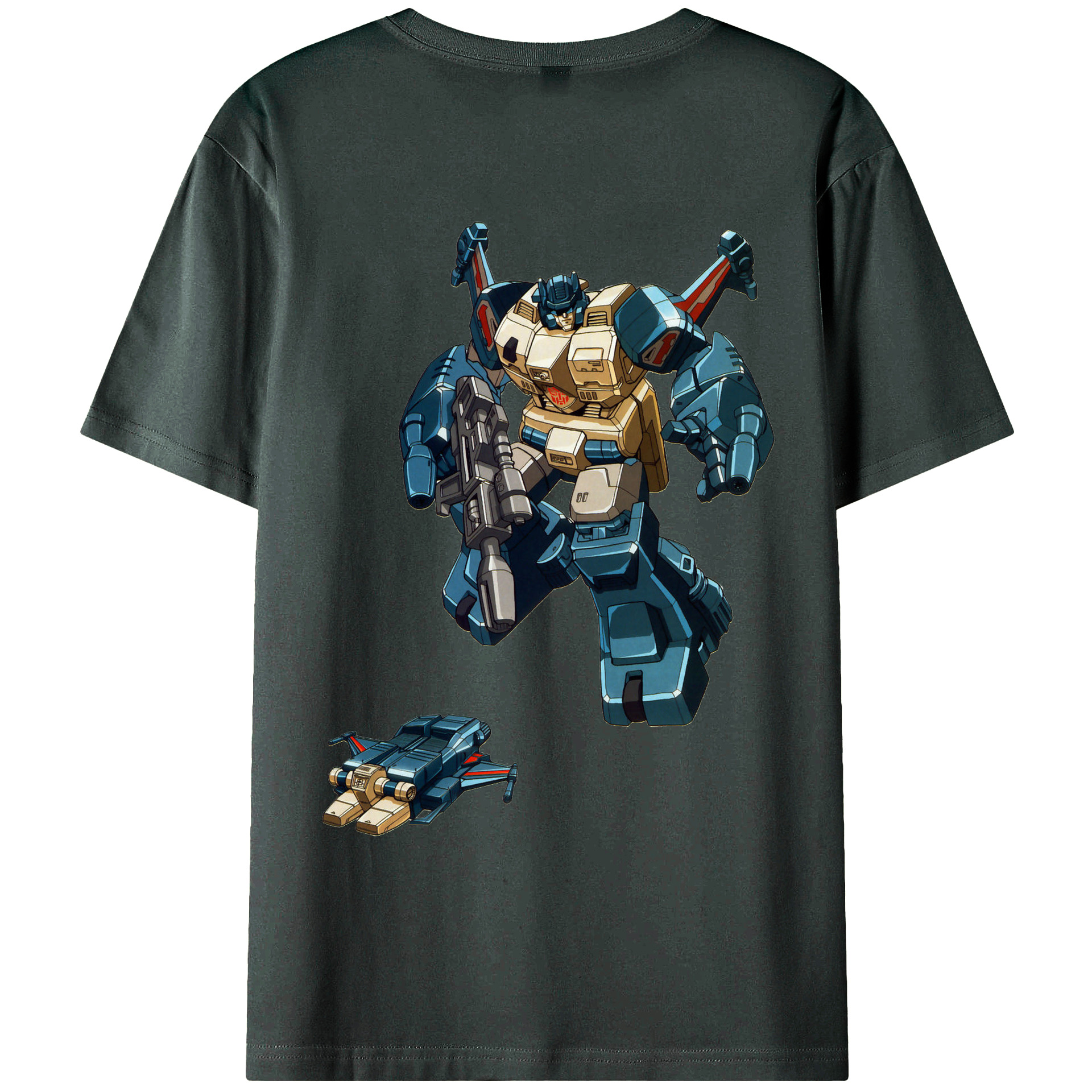 （画像用）  綿100％ メンズ半袖Tシャツ（バックプリント） 通気性